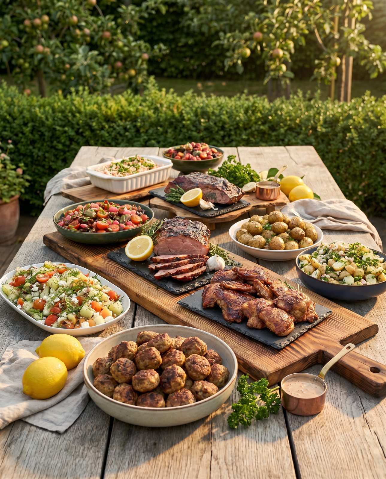 Sommerbuffet fra Kokkeriet Svensson